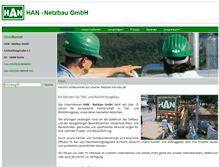 Tablet Screenshot of han-bau.de